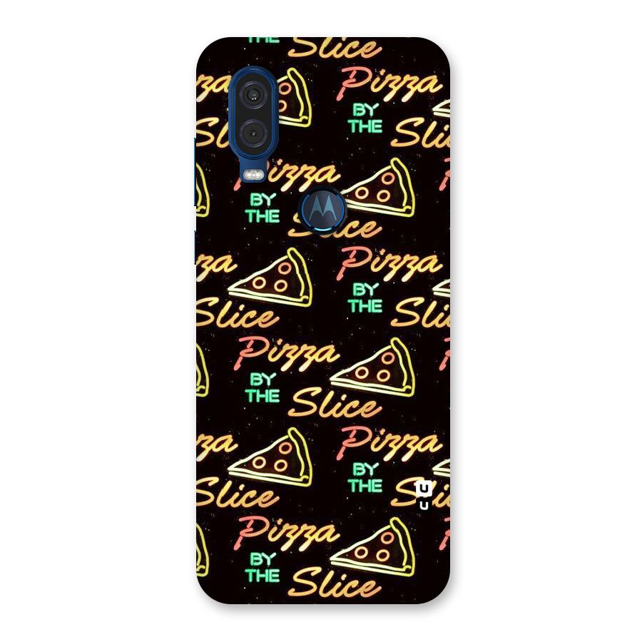 Pizza By Slice Back Case for Motorola One Vision
