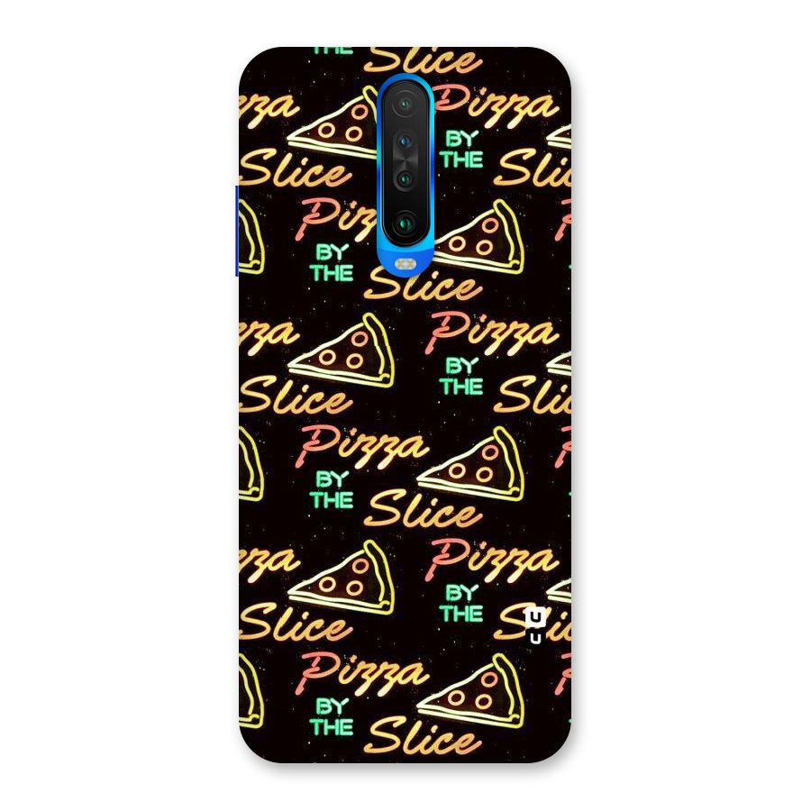Pizza By Slice Back Case for Poco X2