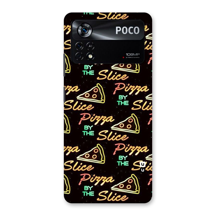 Pizza By Slice Back Case for Poco X4 Pro 5G