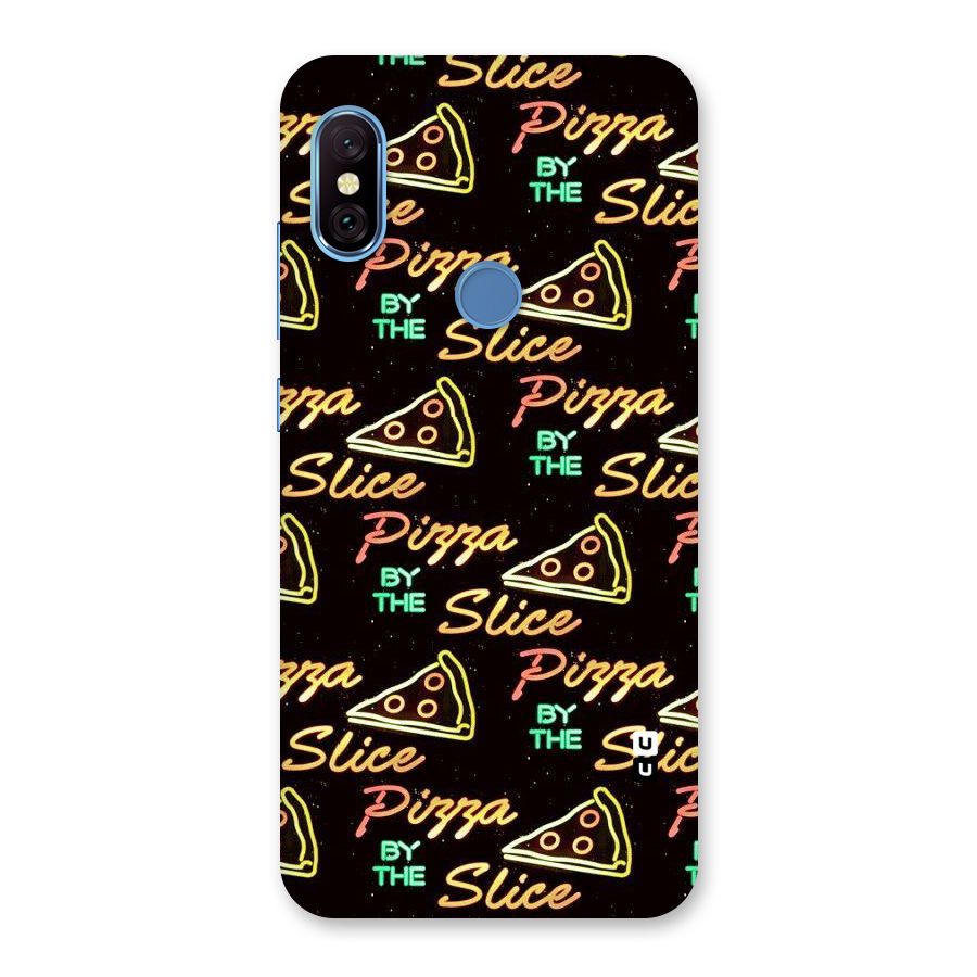 Pizza By Slice Back Case for Redmi Note 6 Pro