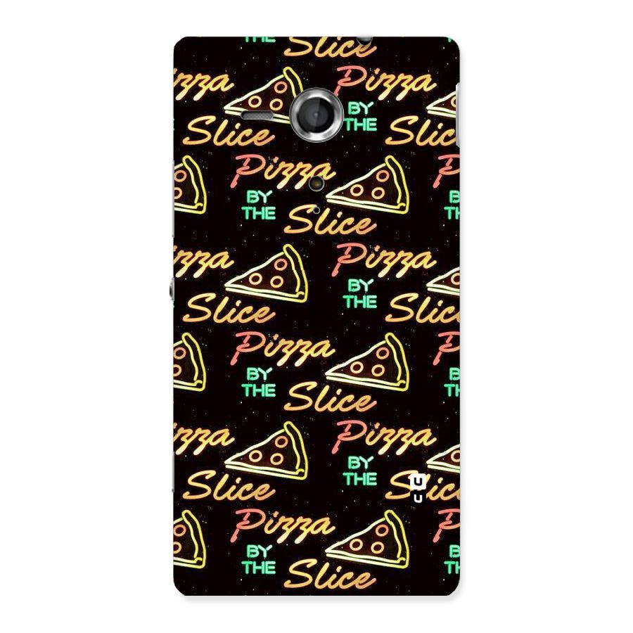 Pizza By Slice Back Case for Sony Xperia SP
