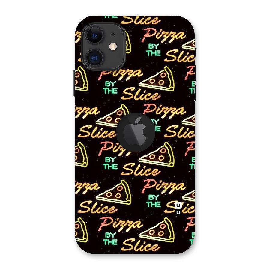 Pizza By Slice Back Case for iPhone 11 Logo Cut