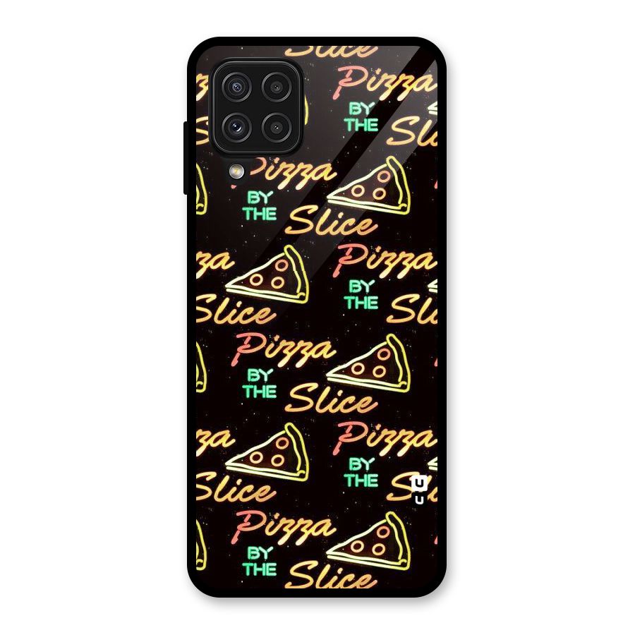 Pizza By Slice Glass Back Case for Galaxy A22 4G