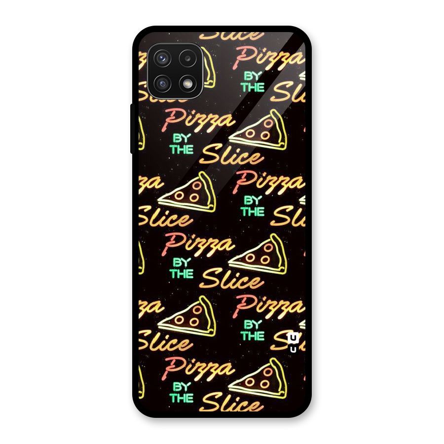 Pizza By Slice Glass Back Case for Galaxy A22 5G