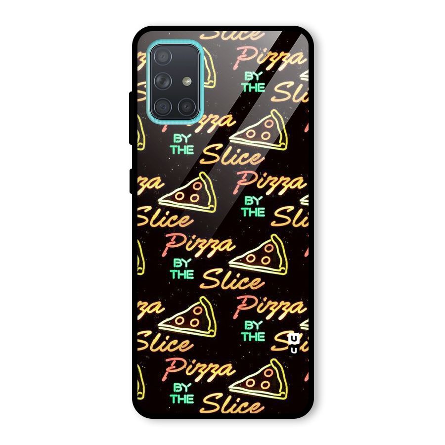 Pizza By Slice Glass Back Case for Galaxy A71