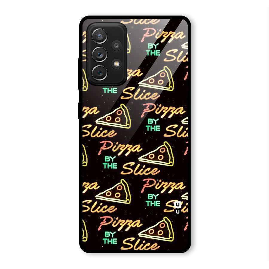 Pizza By Slice Glass Back Case for Galaxy A72