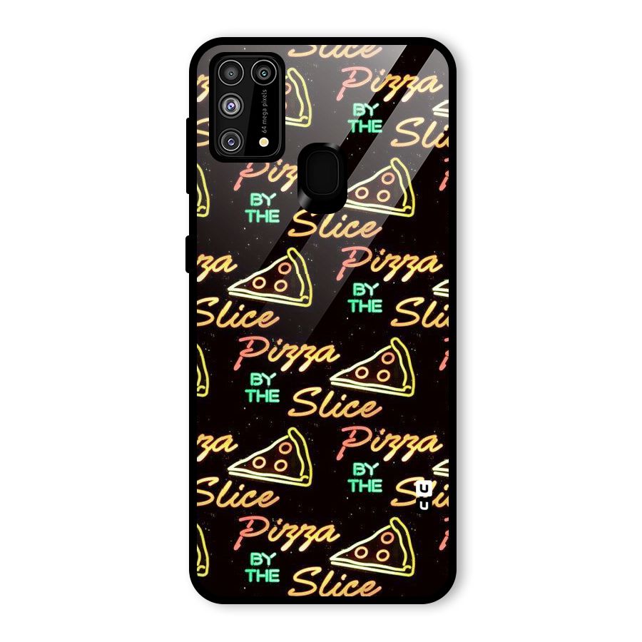 Pizza By Slice Glass Back Case for Galaxy F41