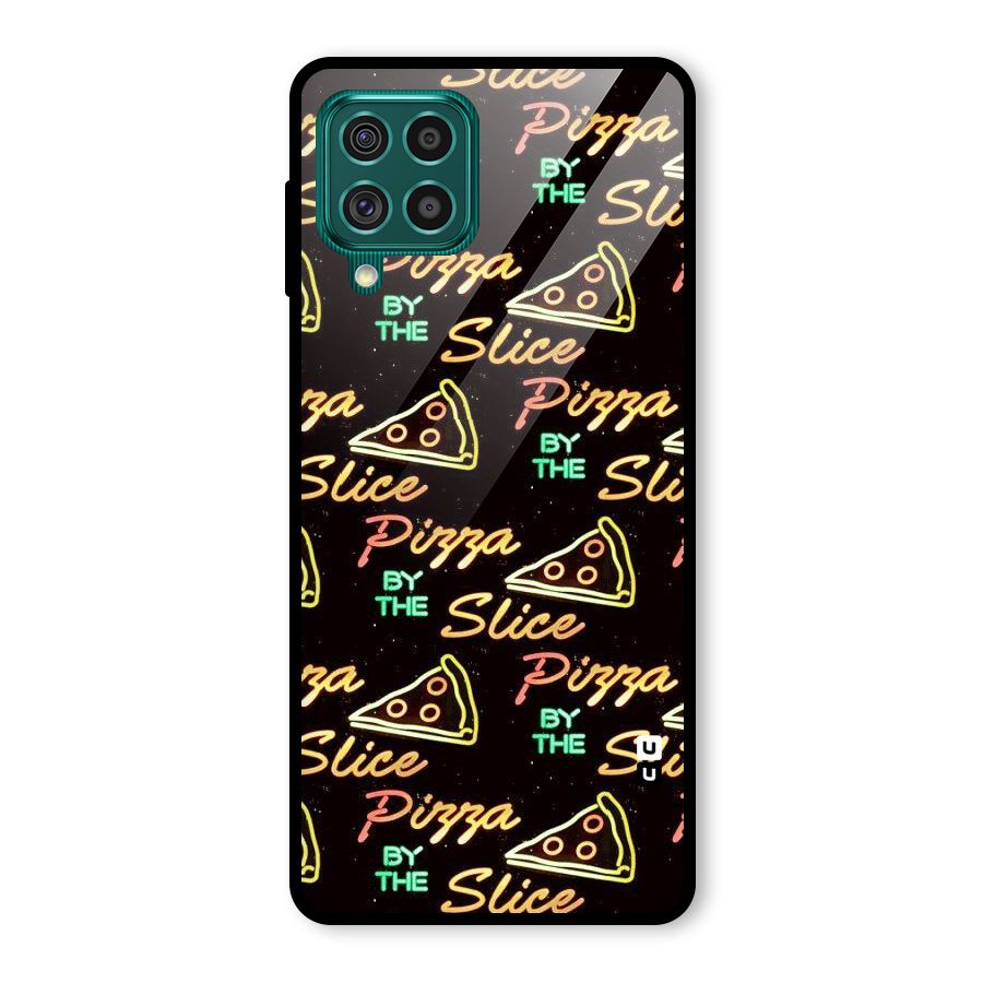 Pizza By Slice Glass Back Case for Galaxy F62