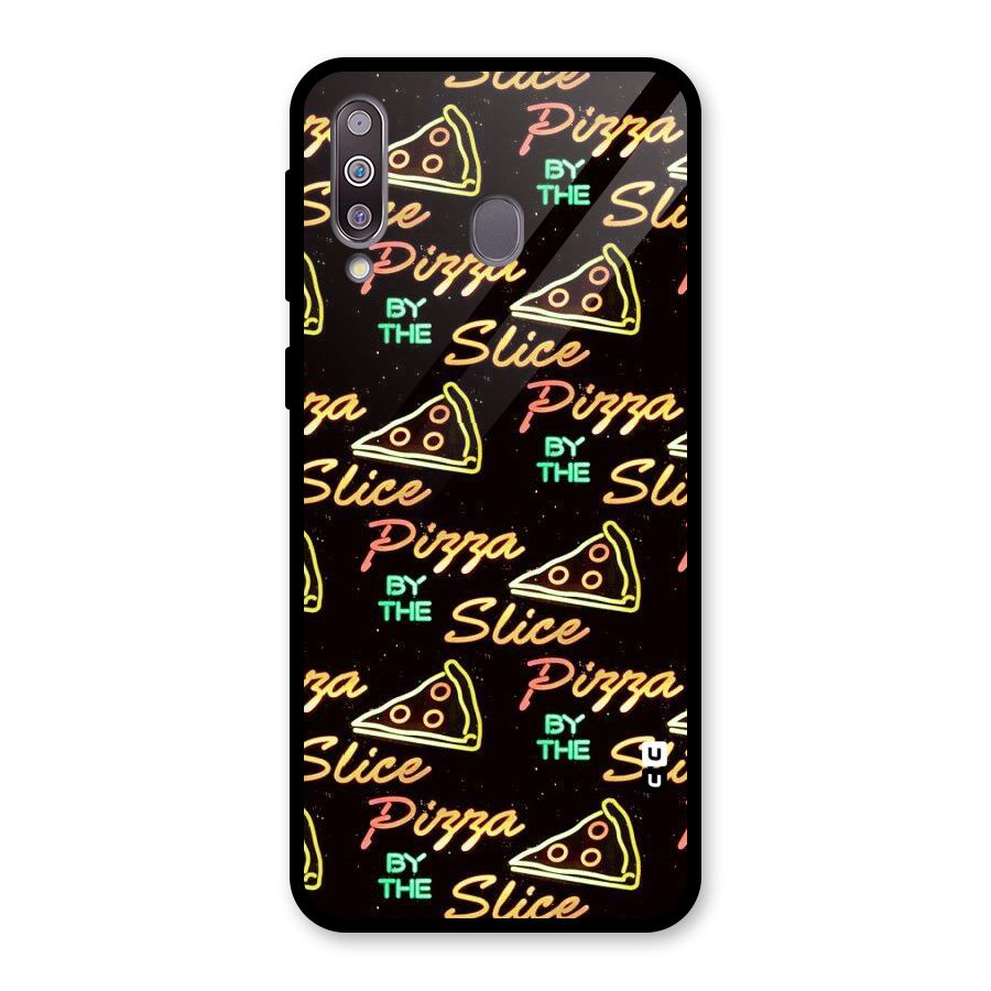 Pizza By Slice Glass Back Case for Galaxy M30