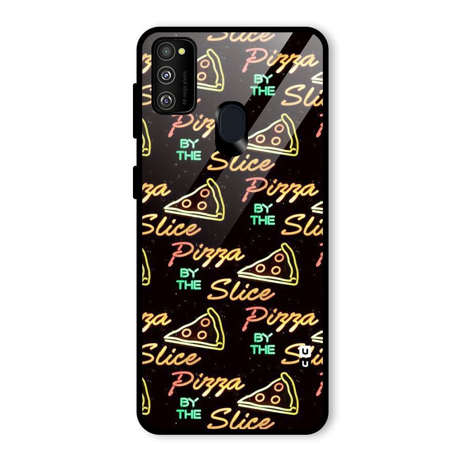 Pizza By Slice Glass Back Case for Galaxy M30s