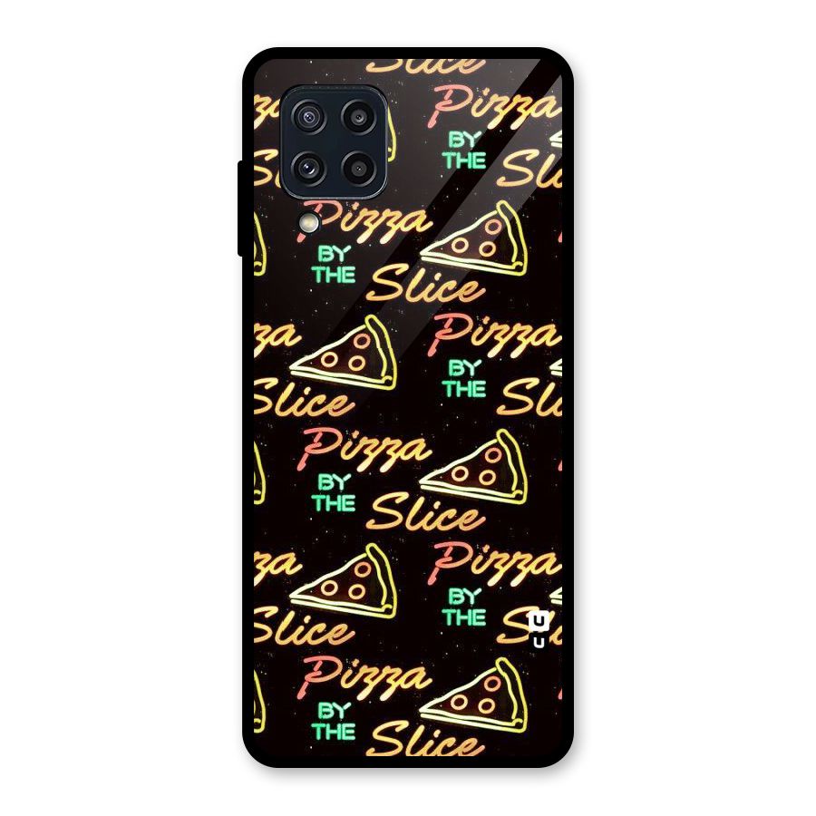 Pizza By Slice Glass Back Case for Galaxy M32