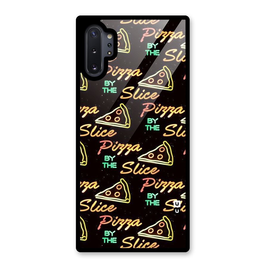 Pizza By Slice Glass Back Case for Galaxy Note 10 Plus