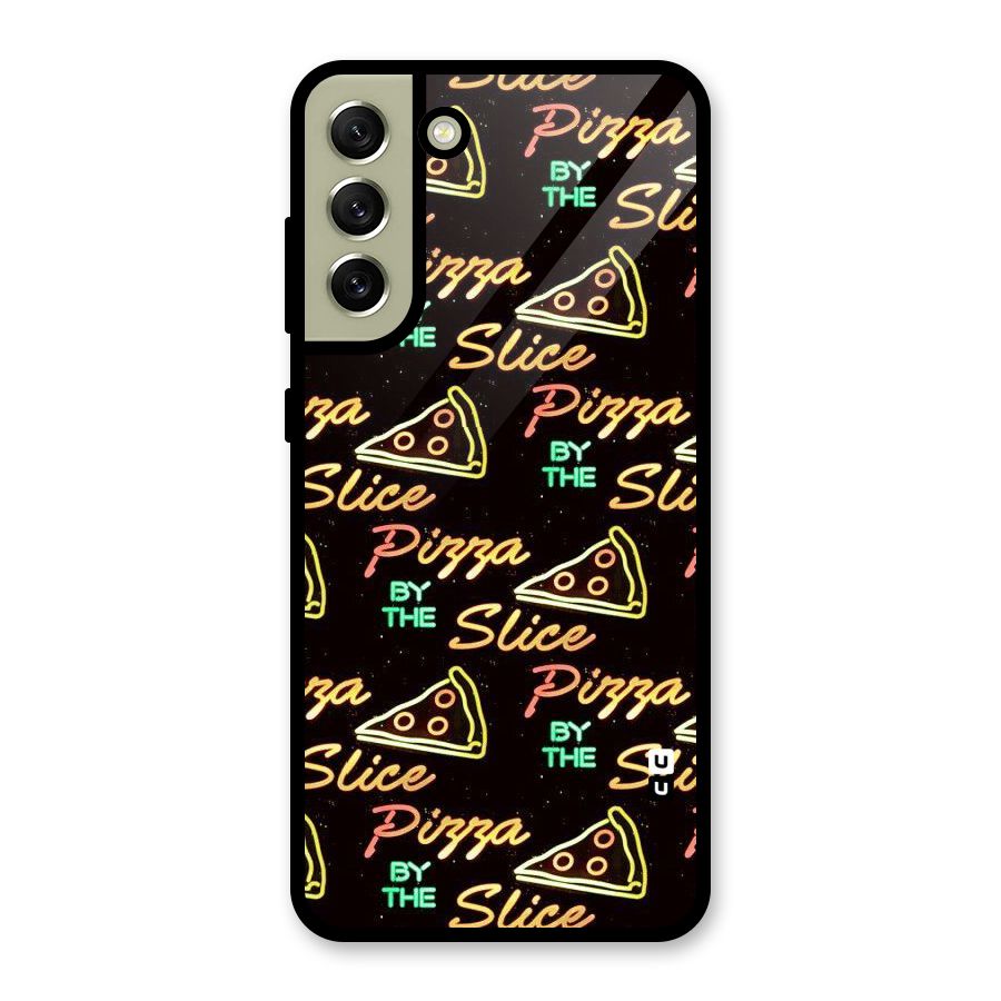 Pizza By Slice Glass Back Case for Galaxy S21 FE 5G