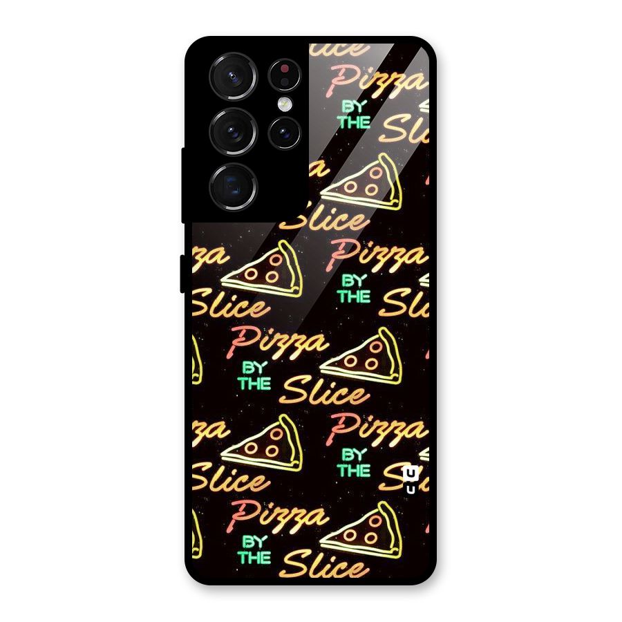 Pizza By Slice Glass Back Case for Galaxy S21 Ultra 5G