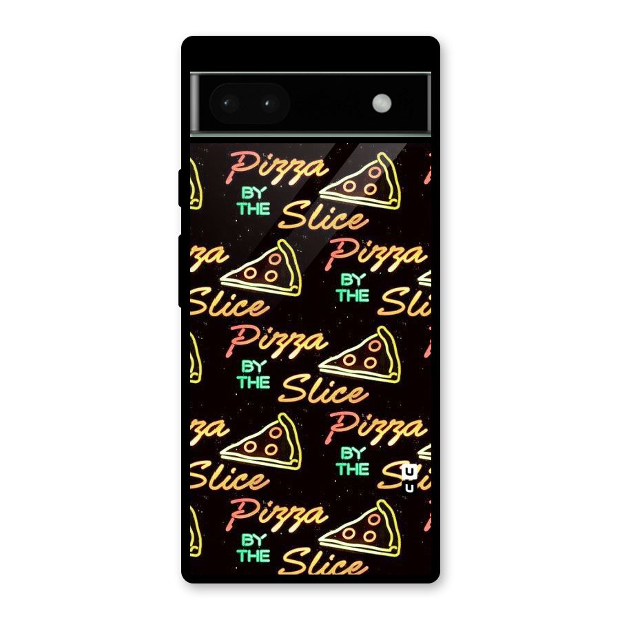 Pizza By Slice Glass Back Case for Google Pixel 6a