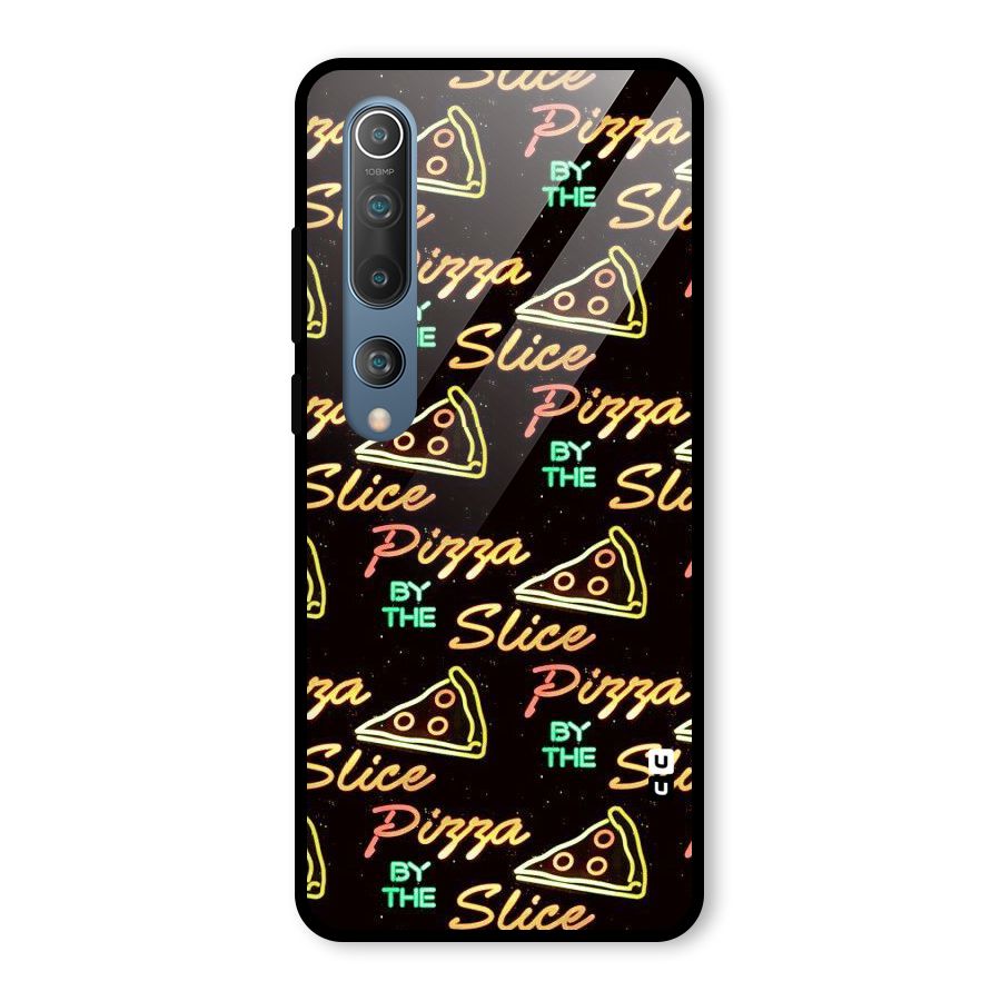 Pizza By Slice Glass Back Case for Mi 10