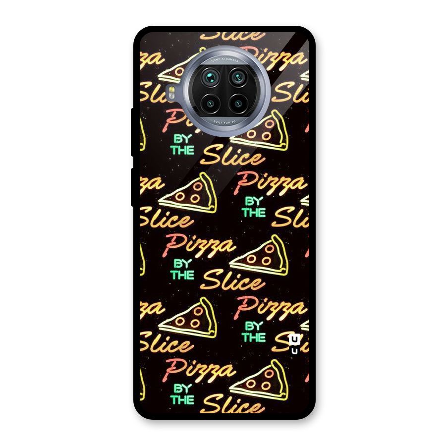 Pizza By Slice Glass Back Case for Mi 10i