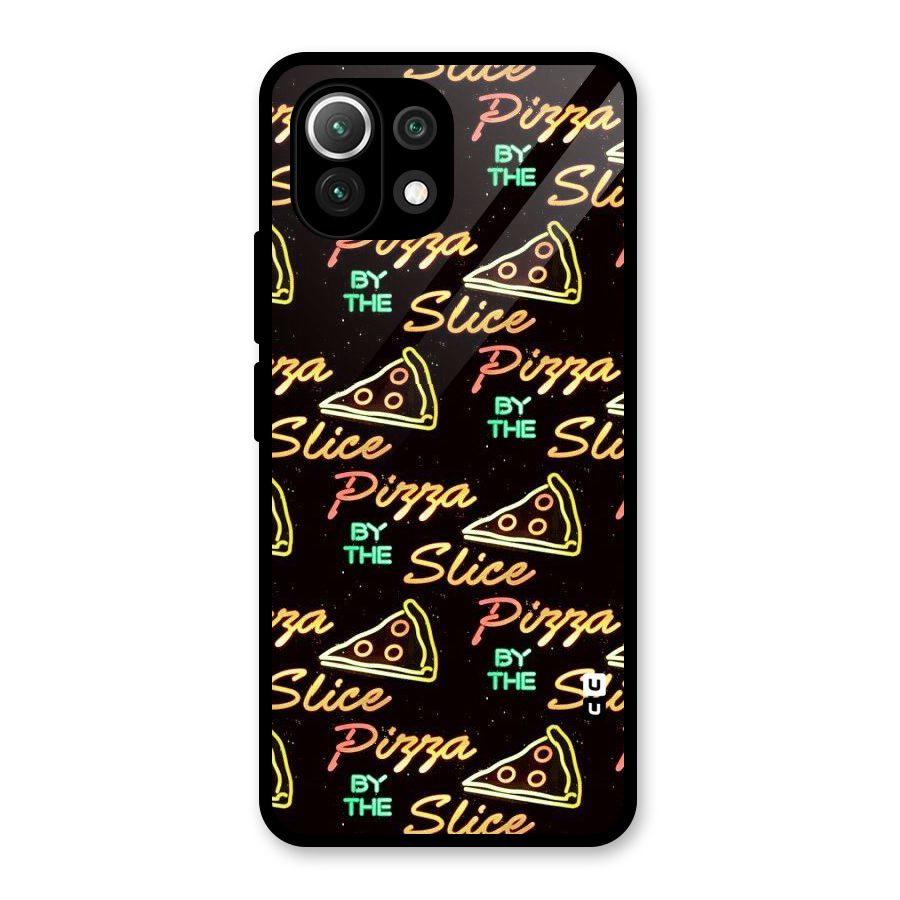 Pizza By Slice Glass Back Case for Mi 11 Lite