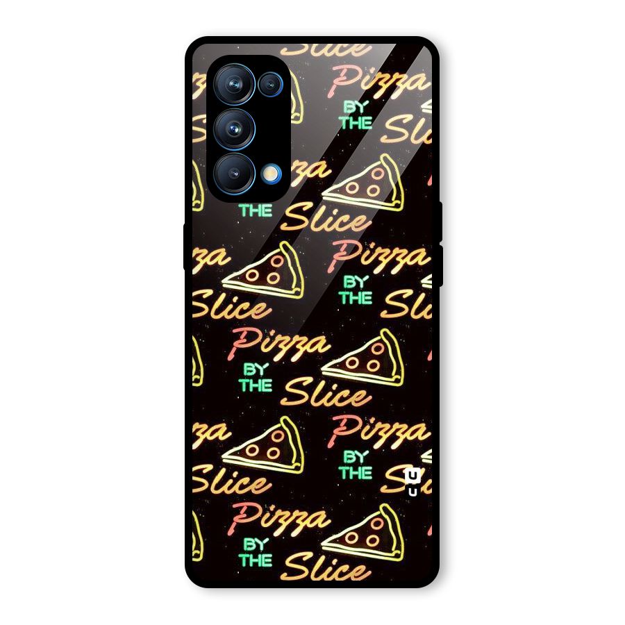 Pizza By Slice Glass Back Case for Oppo Reno5 Pro 5G