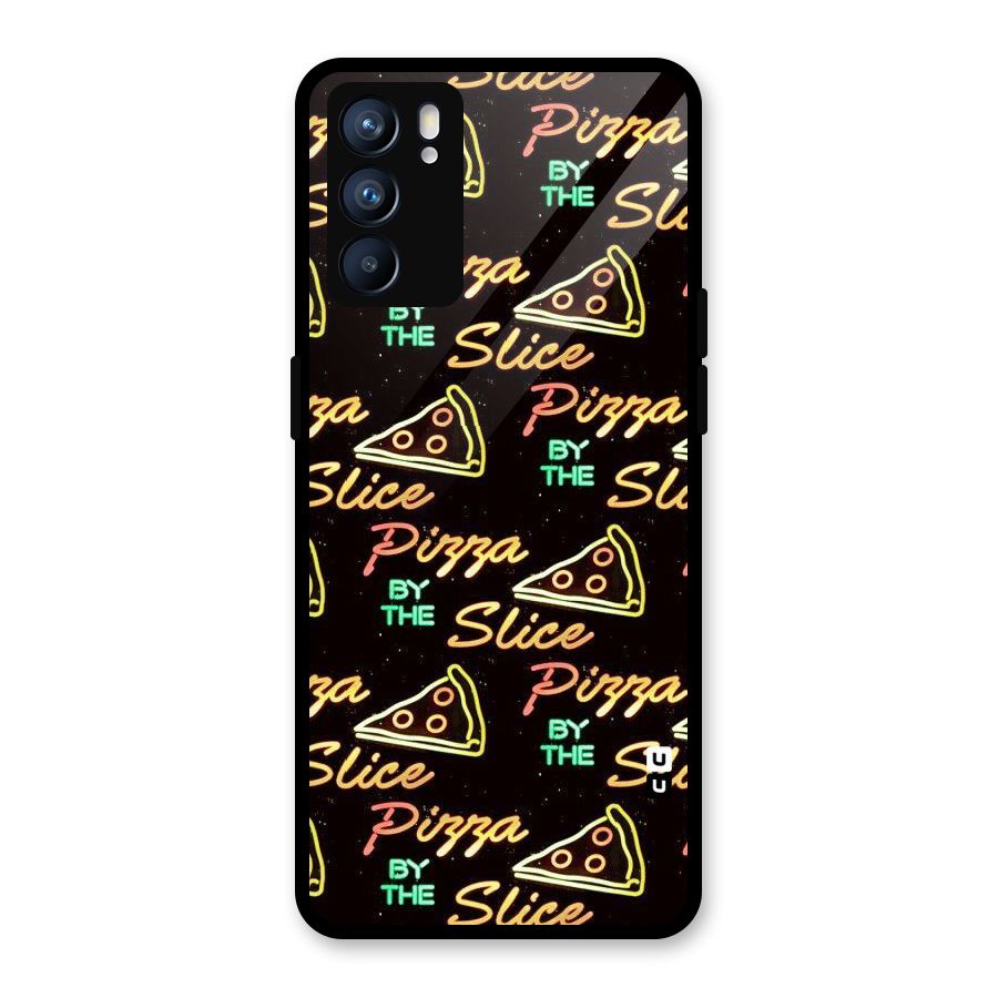 Pizza By Slice Glass Back Case for Oppo Reno6 5G