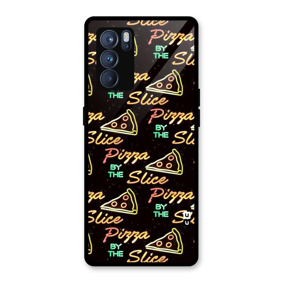 Pizza By Slice Glass Back Case for Oppo Reno6 Pro 5G