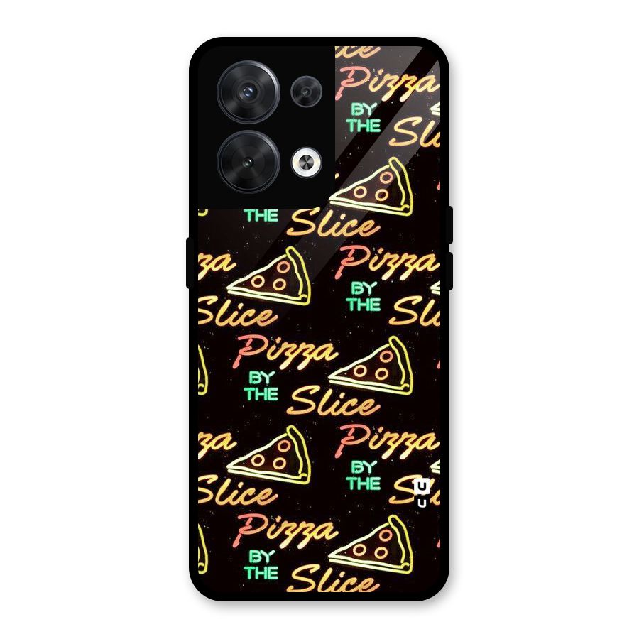 Pizza By Slice Glass Back Case for Oppo Reno8 5G
