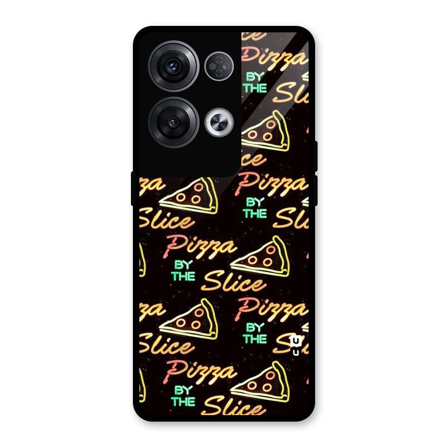 Pizza By Slice Glass Back Case for Oppo Reno8 Pro 5G
