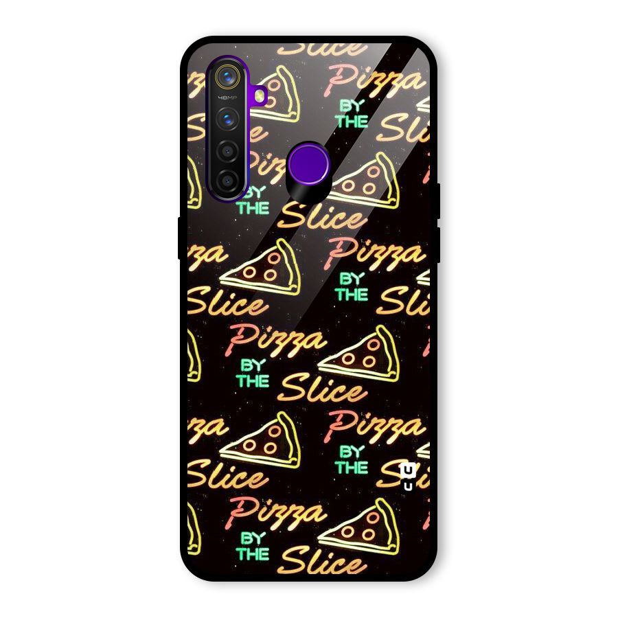 Pizza By Slice Glass Back Case for Realme 5 Pro