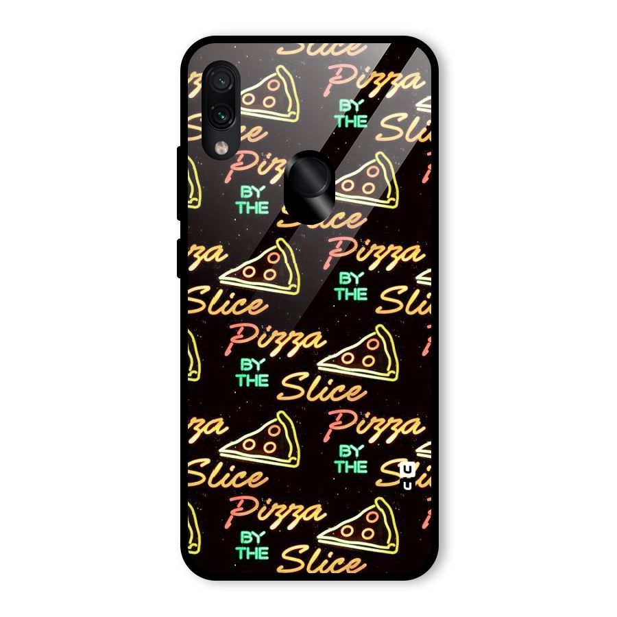 Pizza By Slice Glass Back Case for Redmi Note 7S