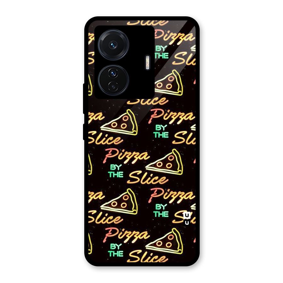Pizza By Slice Glass Back Case for Vivo T1 Pro