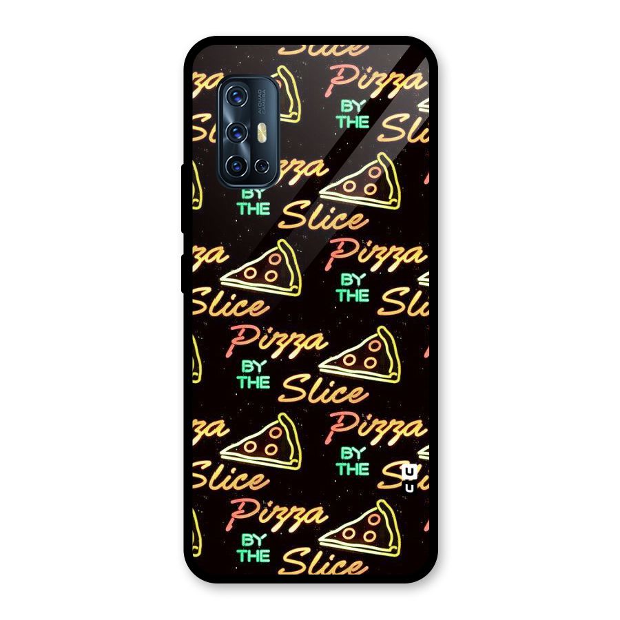 Pizza By Slice Glass Back Case for Vivo V17