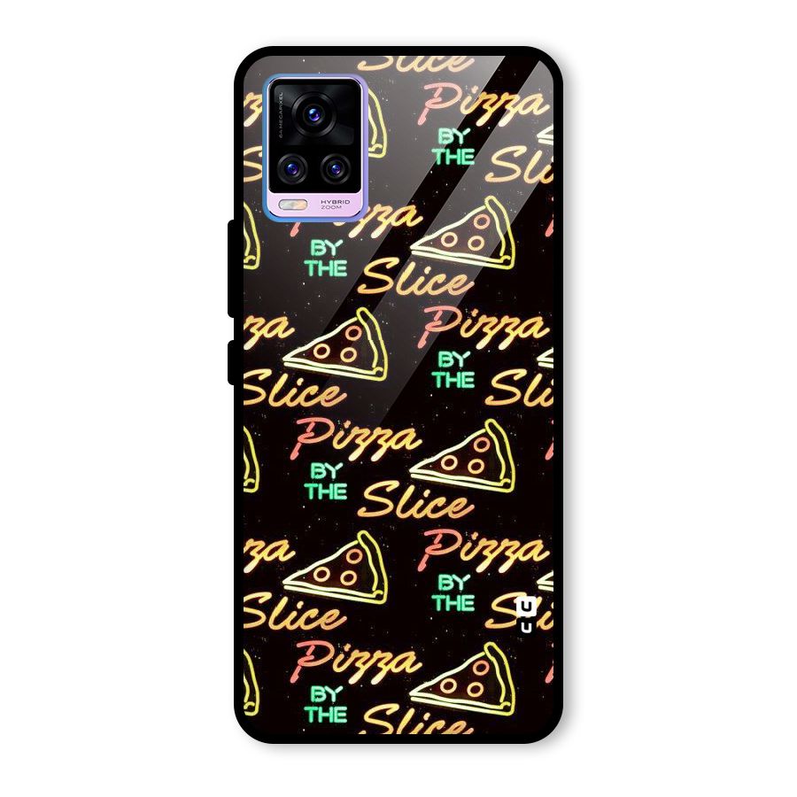 Pizza By Slice Glass Back Case for Vivo V20 Pro