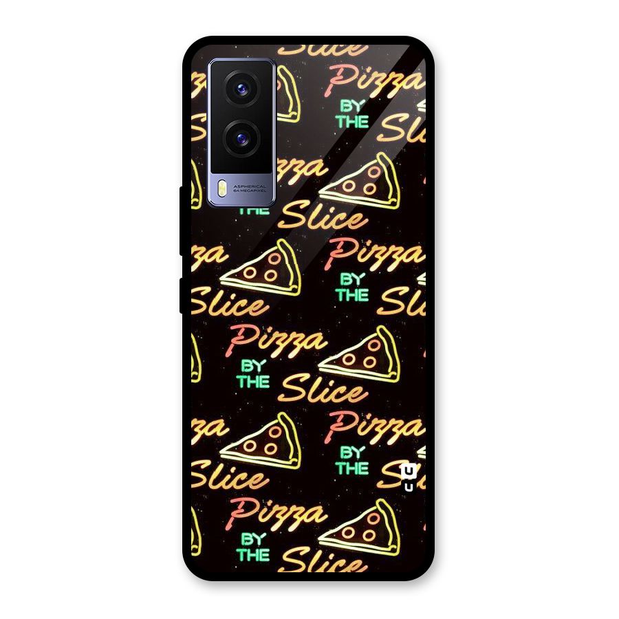 Pizza By Slice Glass Back Case for Vivo V21e 5G