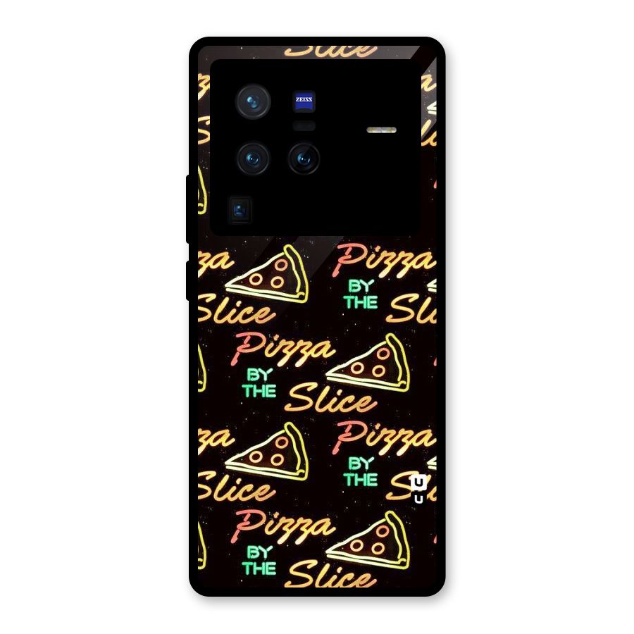 Pizza By Slice Glass Back Case for Vivo X80 Pro