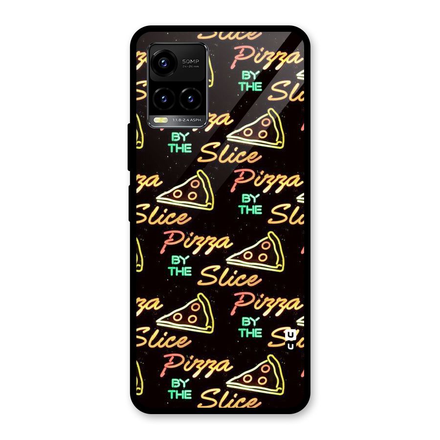 Pizza By Slice Glass Back Case for Vivo Y21T