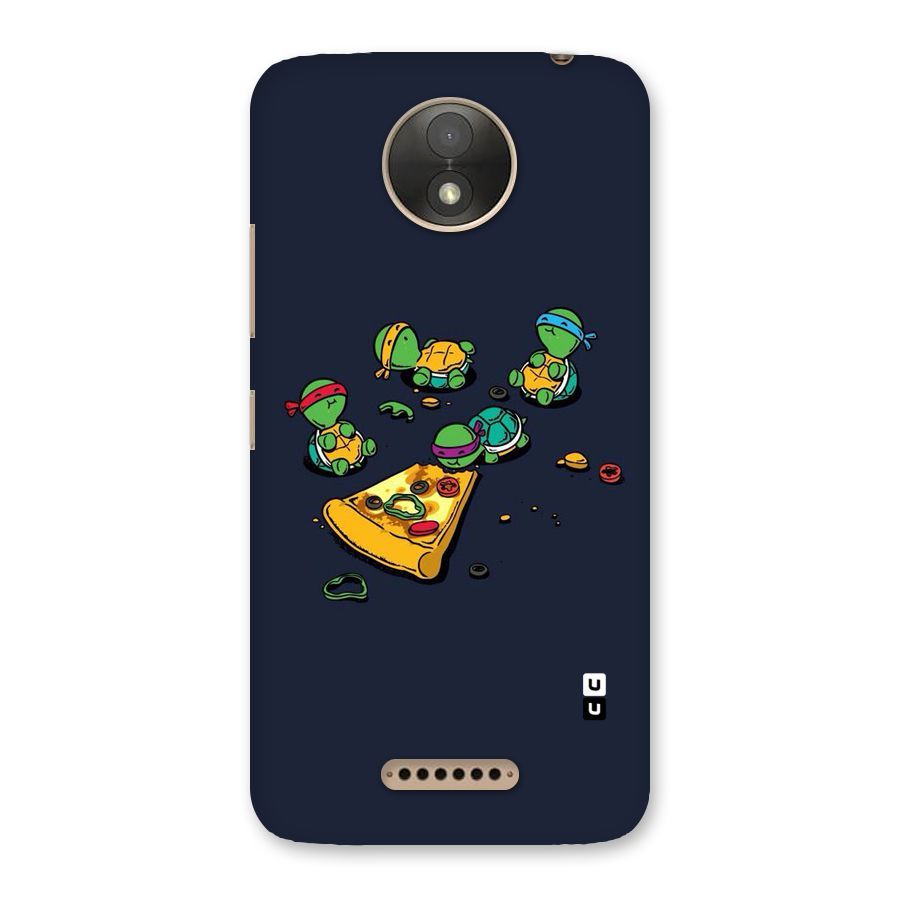 Pizza Overload Back Case for Moto C Plus
