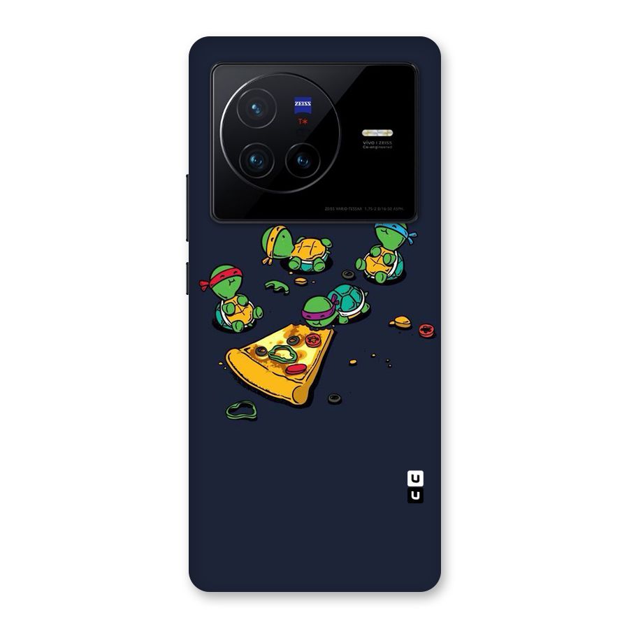 Pizza Overload Back Case for Vivo X80