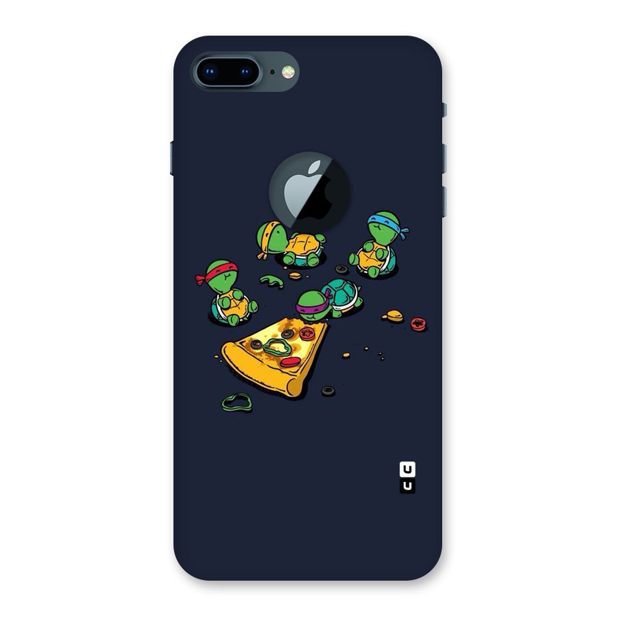 Pizza Overload Back Case for iPhone 7 Plus Logo Cut