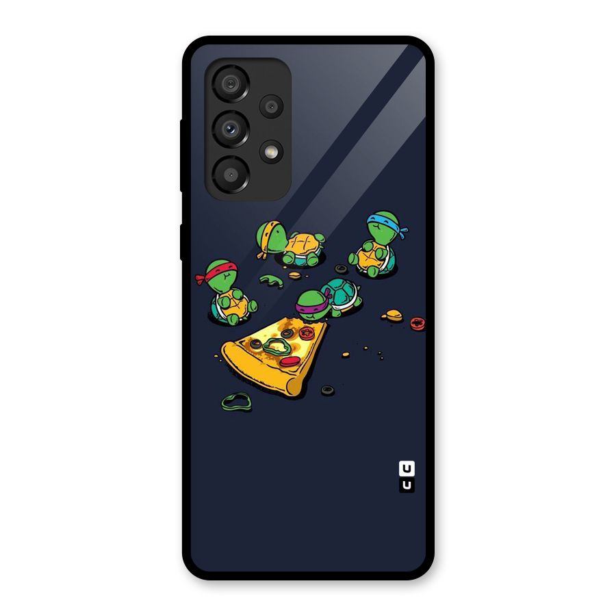Pizza Overload Glass Back Case for Galaxy A33 5G