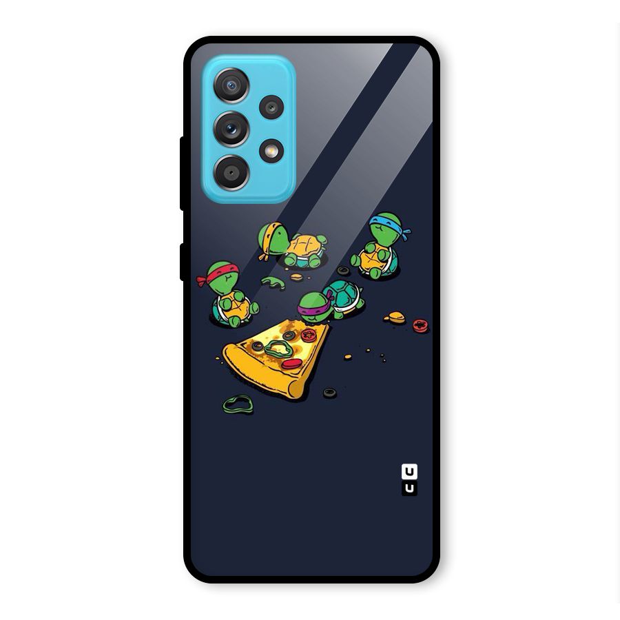 Pizza Overload Glass Back Case for Galaxy A52