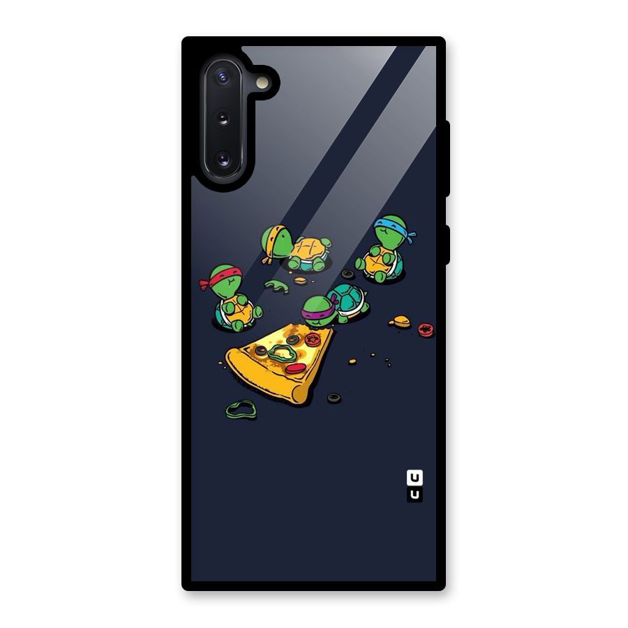 Pizza Overload Glass Back Case for Galaxy Note 10