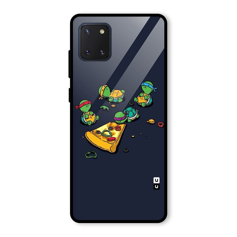 Pizza Overload Glass Back Case for Galaxy Note 10 Lite