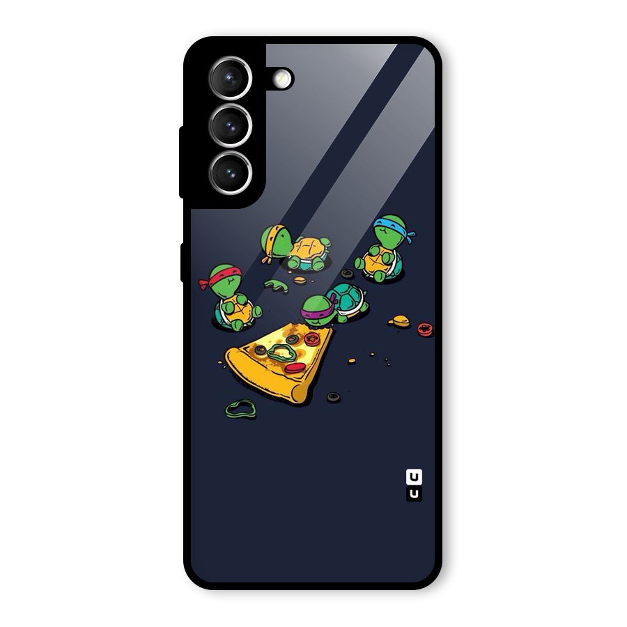 Pizza Overload Glass Back Case for Galaxy S21 5G