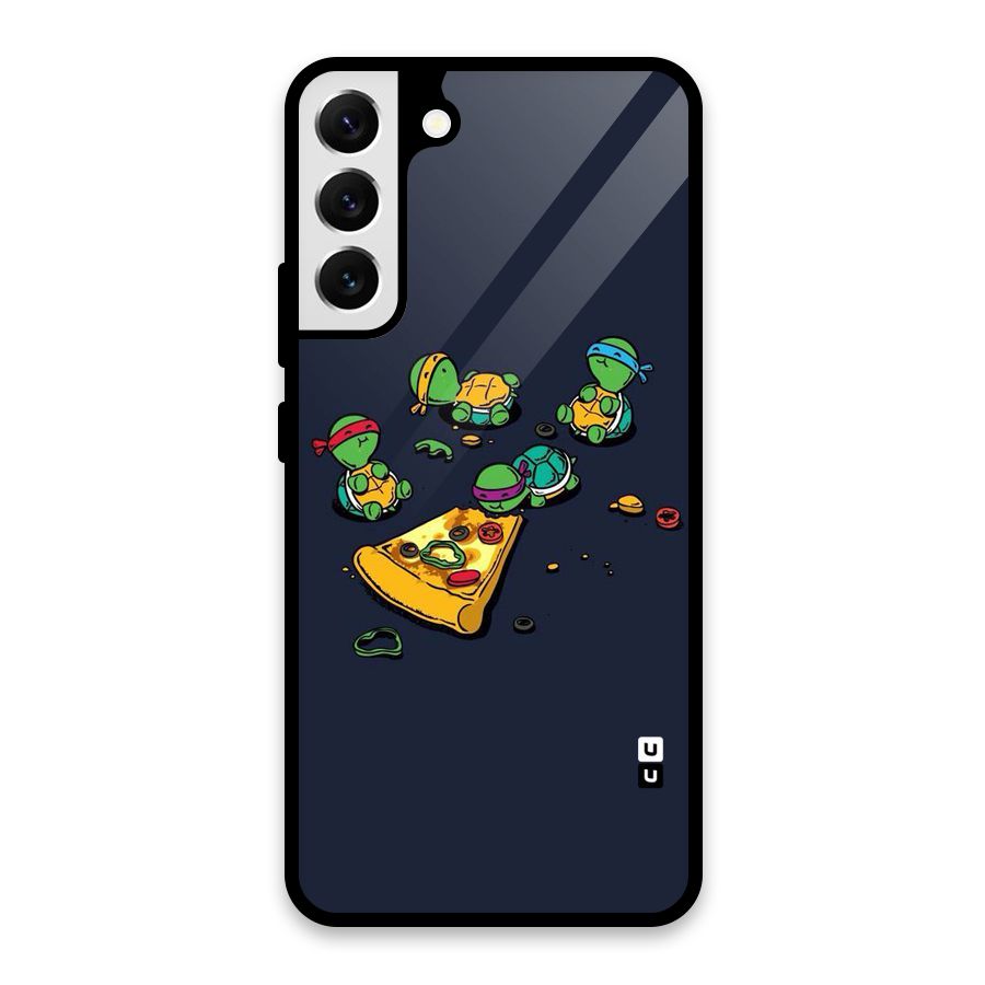 Pizza Overload Glass Back Case for Galaxy S22 Plus 5G