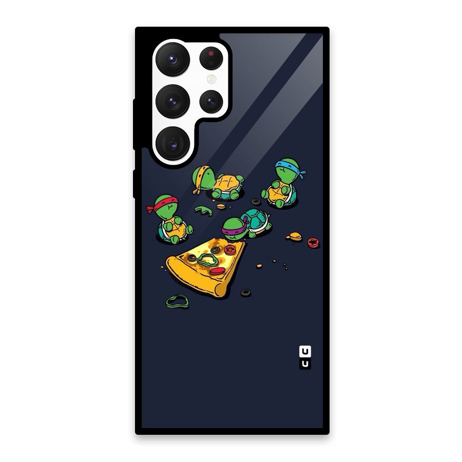 Pizza Overload Glass Back Case for Galaxy S22 Ultra 5G
