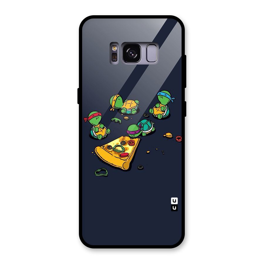 Pizza Overload Glass Back Case for Galaxy S8