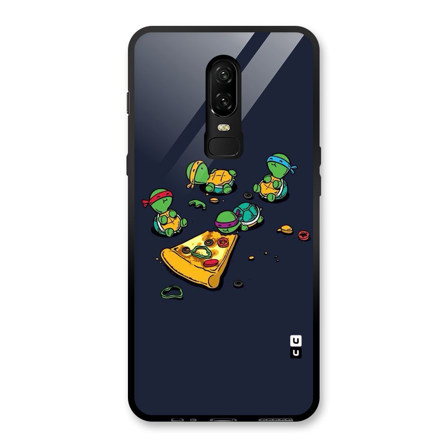 Pizza Overload Glass Back Case for OnePlus 6