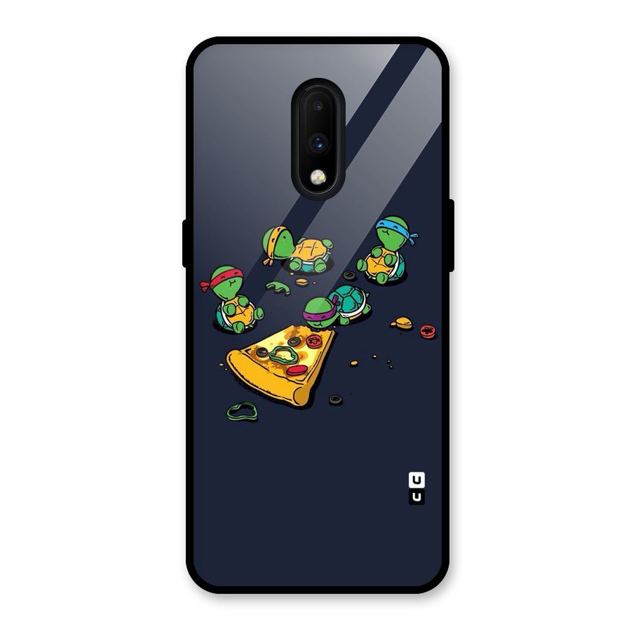 Pizza Overload Glass Back Case for OnePlus 7