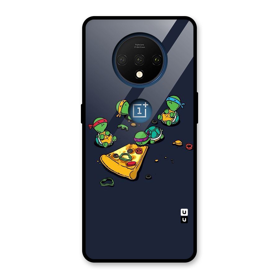 Pizza Overload Glass Back Case for OnePlus 7T