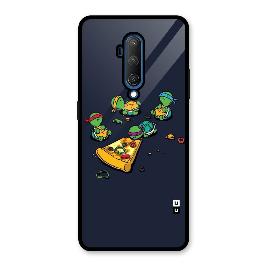 Pizza Overload Glass Back Case for OnePlus 7T Pro